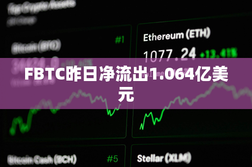 FBTC昨日净流出1.064亿美元