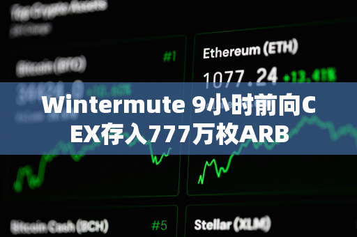 Wintermute 9小时前向CEX存入777万枚ARB Wintermute 9小时前向CEX存入777万枚ARB