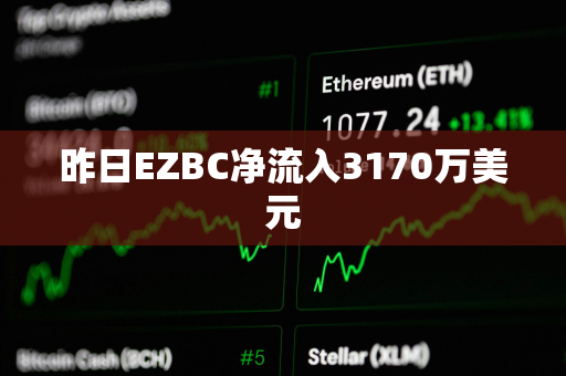 昨日EZBC净流入3170万美元 昨日EZBC净流入3170万美元
