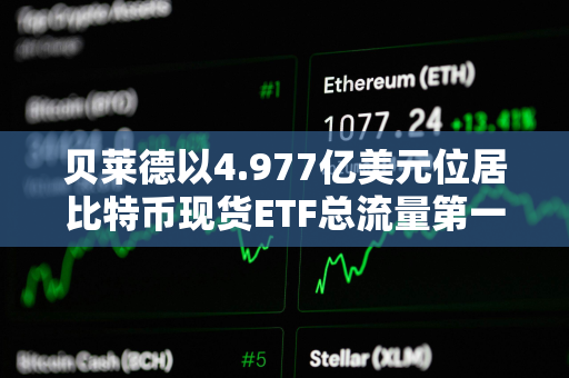 贝莱德以4.977亿美元位居比特币现货ETF总流量第一 贝莱德以4.977亿美元位居比特币现货ETF总流量第一