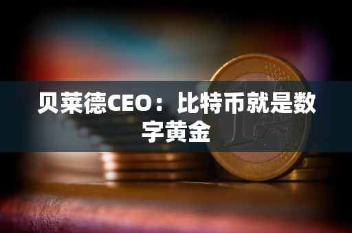贝莱德CEO：比特币就是数字黄金