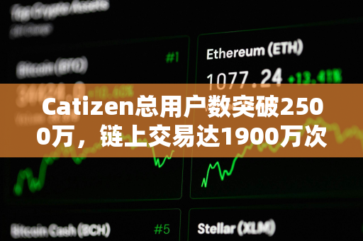 Catizen总用户数突破2500万，链上交易达1900万次
