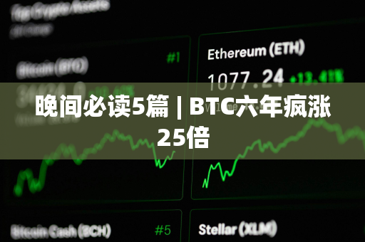 晚间必读5篇 | BTC六年疯涨25倍