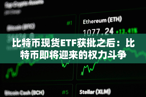 比特币现货ETF获批之后：比特币即将迎来的权力斗争