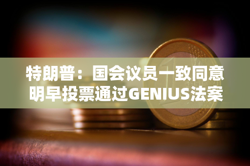 特朗普：国会议员一致同意明早投票通过GENIUS法案