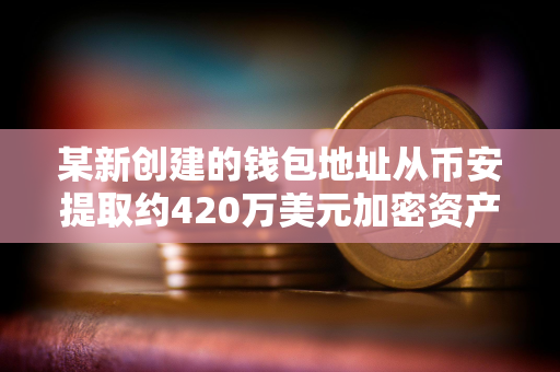 某新创建的钱包地址从币安提取约420万美元加密资产