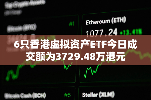 6只香港虚拟资产ETF今日成交额为3729.48万港元