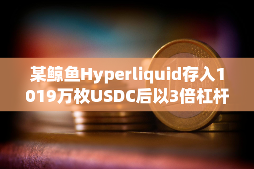 某鲸鱼Hyperliquid存入1019万枚USDC后以3倍杠杆做空WLFI