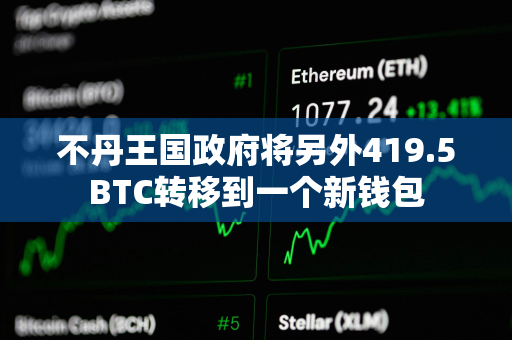 不丹王国政府将另外419.5BTC转移到一个新钱包