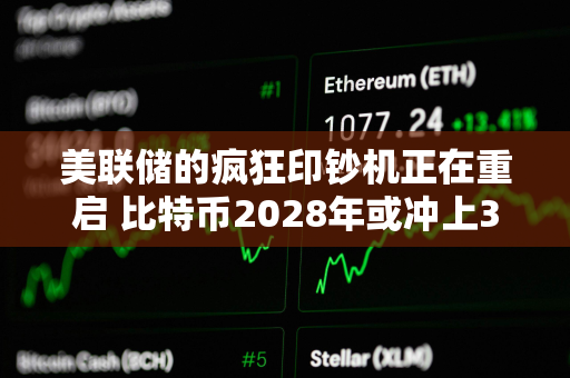 美联储的疯狂印钞机正在重启 比特币2028年或冲上340万？