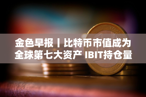 金色早报丨比特币市值成为全球第七大资产 IBIT持仓量突破60万枚BTC