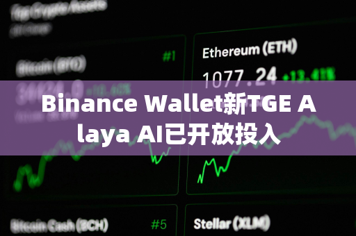 Binance Wallet新TGE Alaya AI已开放投入