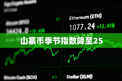 山寨币季节指数降至25