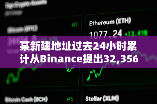 某新建地址过去24小时累计从Binance提出32,356枚ETH
