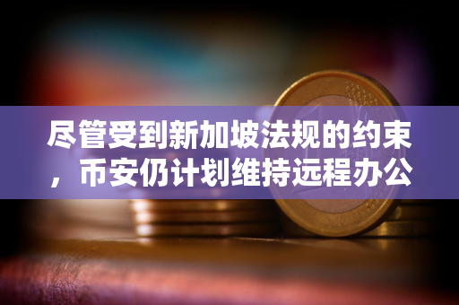 尽管受到新加坡法规的约束，币安仍计划维持远程办公模式