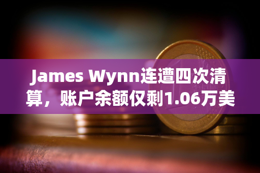 James Wynn连遭四次清算，账户余额仅剩1.06万美元
