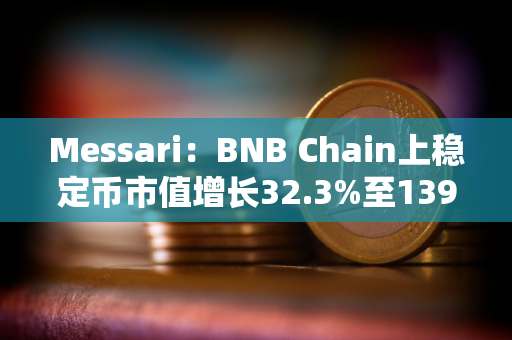 Messari：BNB Chain上稳定币市值增长32.3%至139亿美元