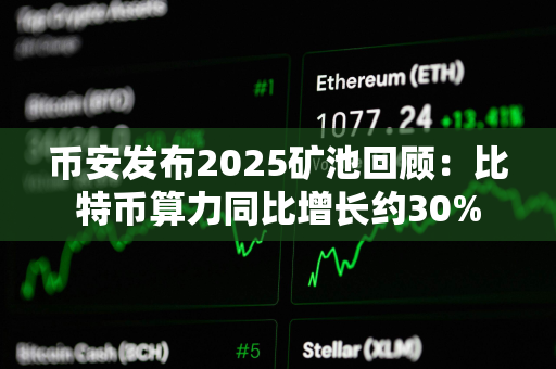 币安发布2025矿池回顾：比特币算力同比增长约30%