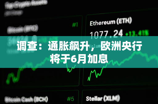 调查：通胀飙升，欧洲央行将于6月加息