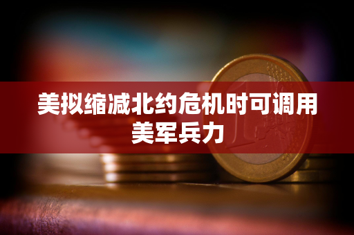 美拟缩减北约危机时可调用美军兵力