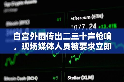 白宫外围传出二三十声枪响，现场媒体人员被要求立即躲进新闻简报室