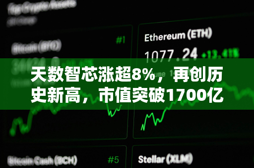天数智芯涨超8%，再创历史新高，市值突破1700亿港元