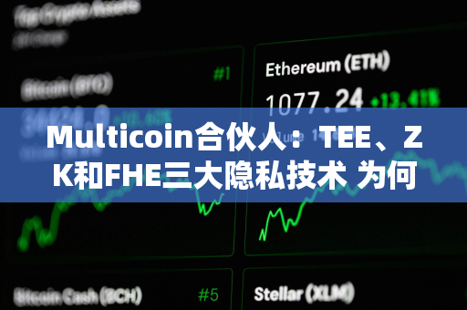Multicoin合伙人：TEE、ZK和FHE三大隐私技术 为何我更看好FHE
