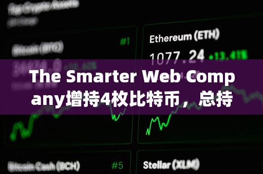 The Smarter Web Company增持4枚比特币，总持仓达2664枚
