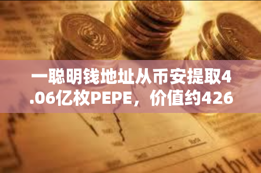 一聪明钱地址从币安提取4.06亿枚PEPE，价值约426万美元