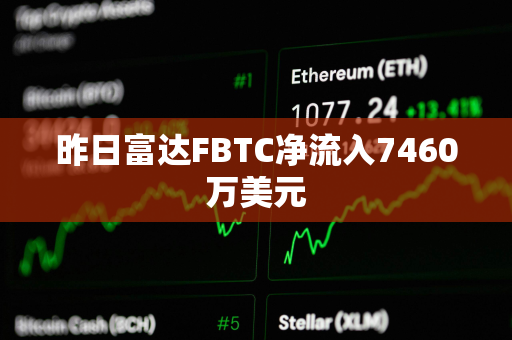 昨日富达FBTC净流入7460万美元