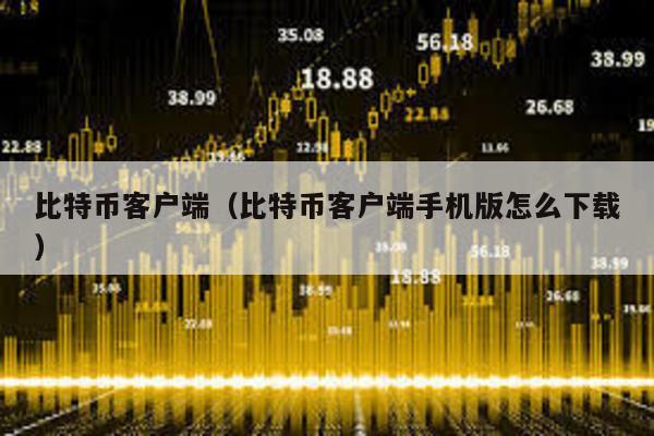 比特币客户端（比特币客户端手机版怎么下载）