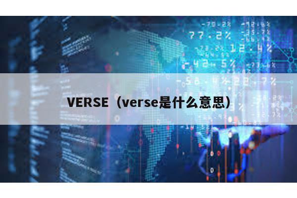 VERSE（verse是什么意思）