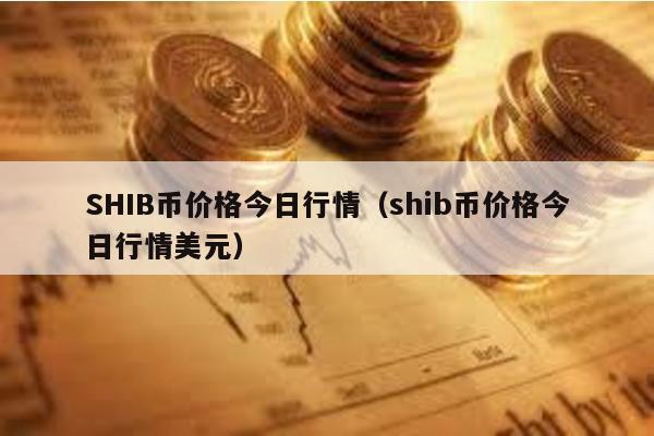 SHIB币价格今日行情（shib币价格今日行情美元）