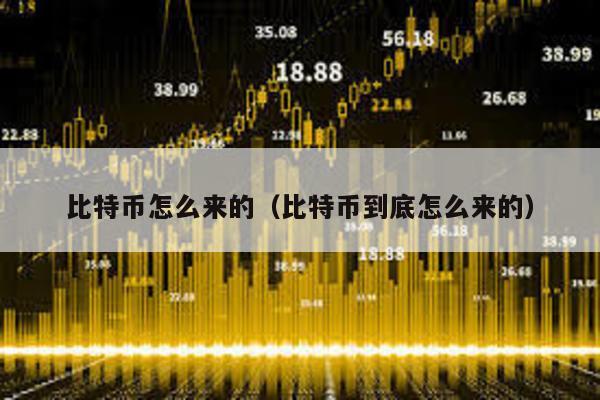 比特币怎么来的（比特币到底怎么来的）
