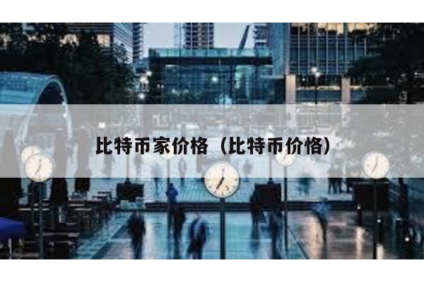 比特币家价格（比特币价恪）