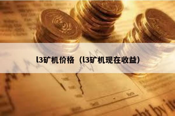 l3矿机价格（l3矿机现在收益）