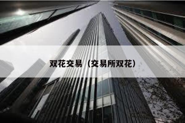 双花交易（交易所双花）