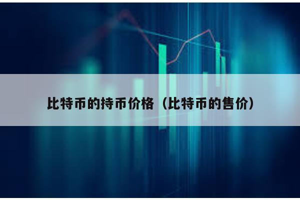 比特币的持币价格（比特币的售价）